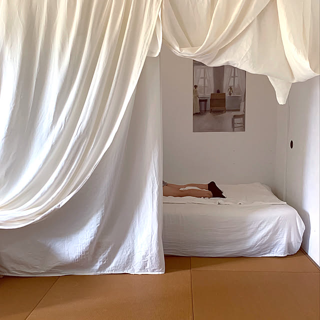 Ikea イケア 通販 Aina アイナ カーテン1組 ホワイト D のレビュー クチコミとして参考になる投稿11枚 Roomclip ルームクリップ