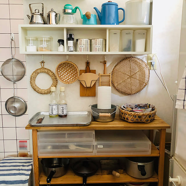 Syuroシュロ ブリキ製 収納ボックス 丸缶lサイズ 日本製 手作り 入れ物 茶筒 収納ボックス レトロ インダストリアル のレビュー クチコミとして参考になる投稿5枚 Roomclip ルームクリップ