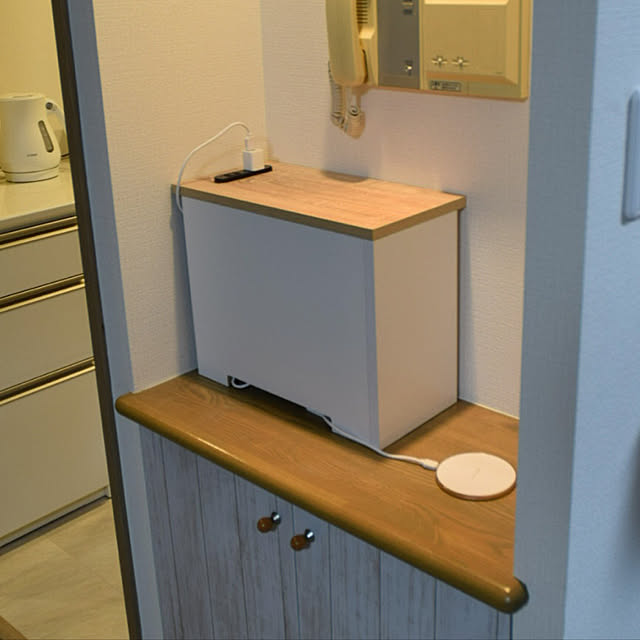 ケーブルボックス 木製 コンセント付 コードボックス コンセント モデムラック ルーターボックス コード収納 収納 コードケース 目隠し カバー4 480円 ほこり除け