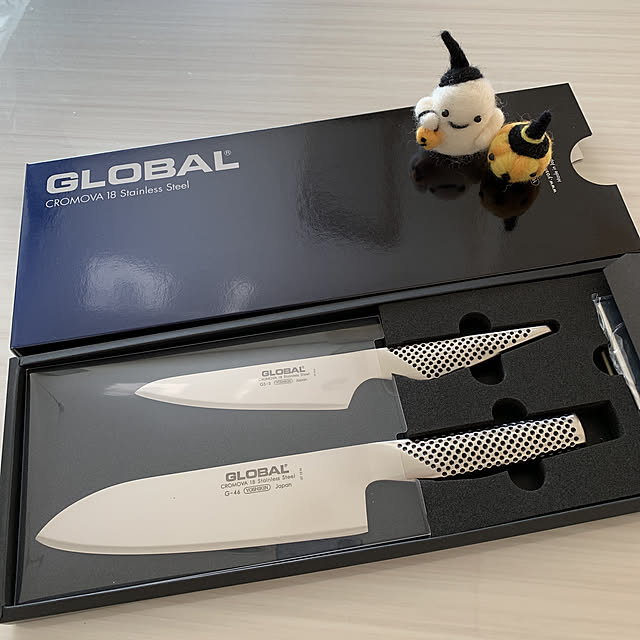 Global 包丁 日本製 三徳3点セット 3大おまけ特典 三徳包丁 18cm ぺティーナイフ スピードシャープナー 包丁セット グローバル 三徳3点セット Gst B46 のレビュー クチコミとして参考になる投稿31枚 Roomclip Item