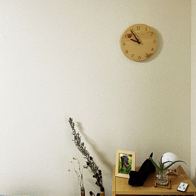Saytay 掛け時計 壁掛け 時計 掛け時計おしゃれ 木製枝型指針 天然木 