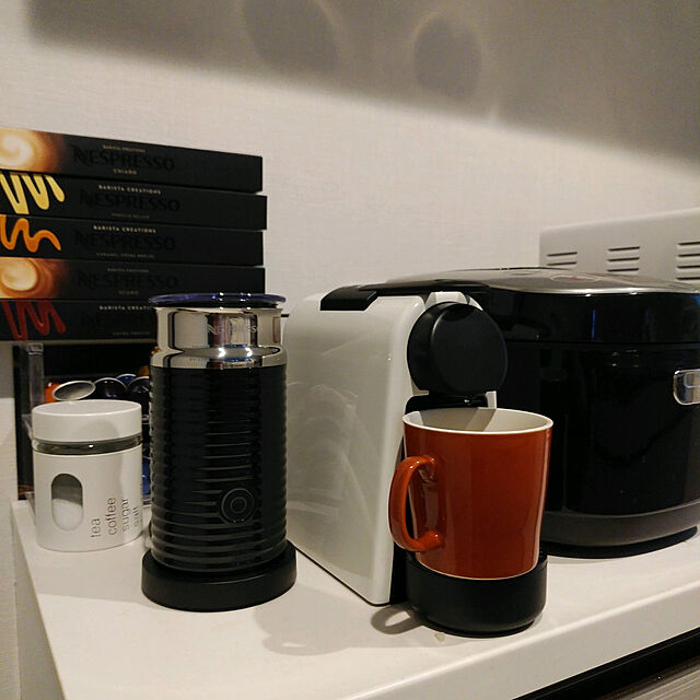 写真付きレビュー】Nespresso(ネスプレッソ) ネスプレッソ コーヒーメーカー エッセンサ ミニ ピュアホワイト D D30WH-CPの通販商品口コミ情報  | RoomClipショッピング