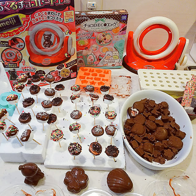 バンダイ Bandai くるくるチョコレート工場 対象年齢8歳以上のレビュー クチコミとして参考になる投稿2枚 Roomclip ルームクリップ
