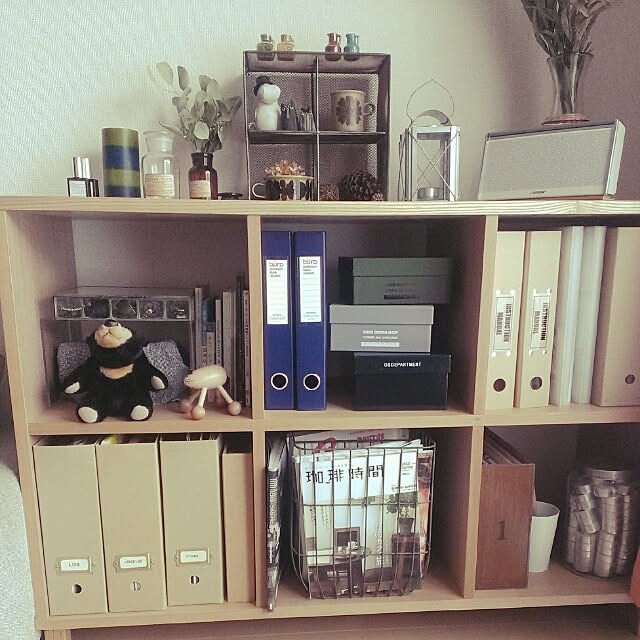 棚/無印良品/D&amp;DEPARTMENTのインテリア実例 20140306 162159 ｜ RoomClip（ルームクリップ）