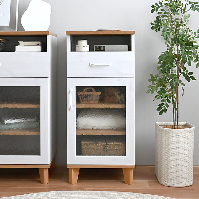 【写真付きレビュー】全品ポイント10倍！BLACK FRIDAY(エントリー要) キャビネット リビング収納 サイドボード チェスト ガラス