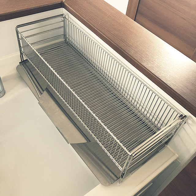 ヨシカワ 水切りラック 栗原はるみ スライド水切りカゴ タテ置き Kurzzz 水切りかご キッチン 収納 食器 水切りのレビュー 口コミとして参考になる投稿42枚 Roomclip ルームクリップ
