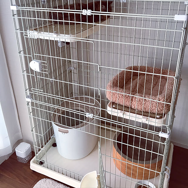 ペットベッド 敷物 クッション 猫用 犬用 フリースカバー ｍ ブラウン のレビュー クチコミとして参考になる投稿1枚 Roomclip ルームクリップ