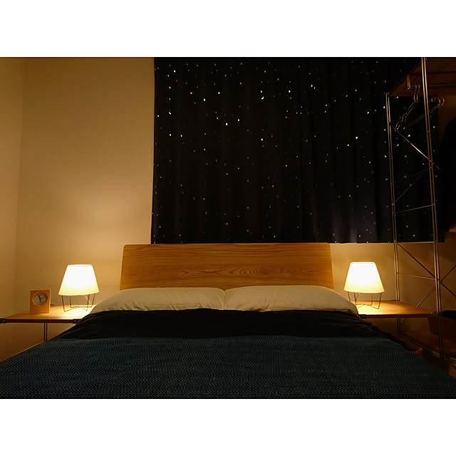 無印良品 ベッドフレーム用ヘッドボード セミダブル オーク材のレビュー 口コミとして参考になる投稿38枚 Roomclip ルームクリップ