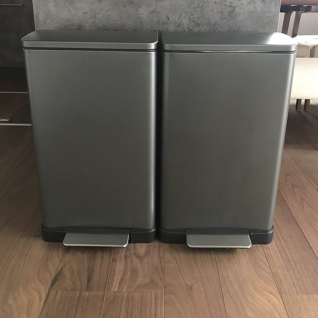 写真付きレビュー】ゴミ箱 ペダル式 45L 45リットル ステンレス JAVA ...