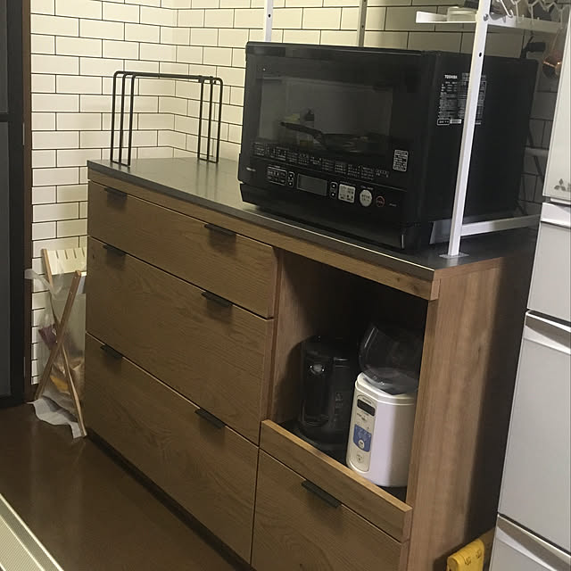 送料無料 山崎実業 タワー 伸縮レンジラック 3130 3131 キッチンラック 伸縮 スリム ホワイト ブラック Tower スチール 伸縮式 スライド式 Netc5のレビュー クチコミとして参考になる投稿1枚 Roomclip Item