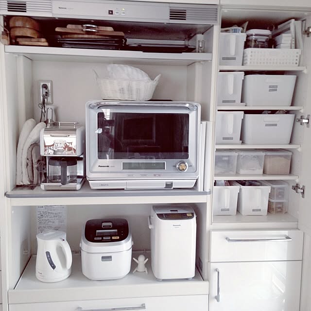 キッチン/キッチン収納/パントリー風/セリア/IKEA...などのインテリア実例 - 2014-06-08 16:24:13