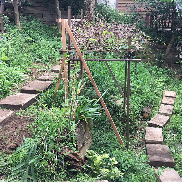 セキスイ フルーツパーゴラ Mタイプ 小型 1 8m 1 2m 2mh 積水樹脂のレビュー クチコミとして参考になる投稿3枚