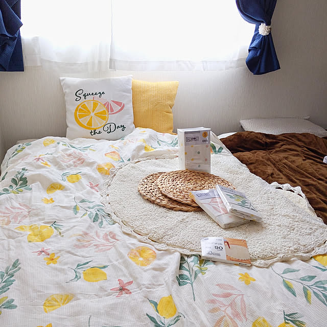 ニトリ 掛け布団カバー シングル ワッフルフルーツ S のレビュー 口コミとして参考になる投稿枚 Roomclip ルームクリップ