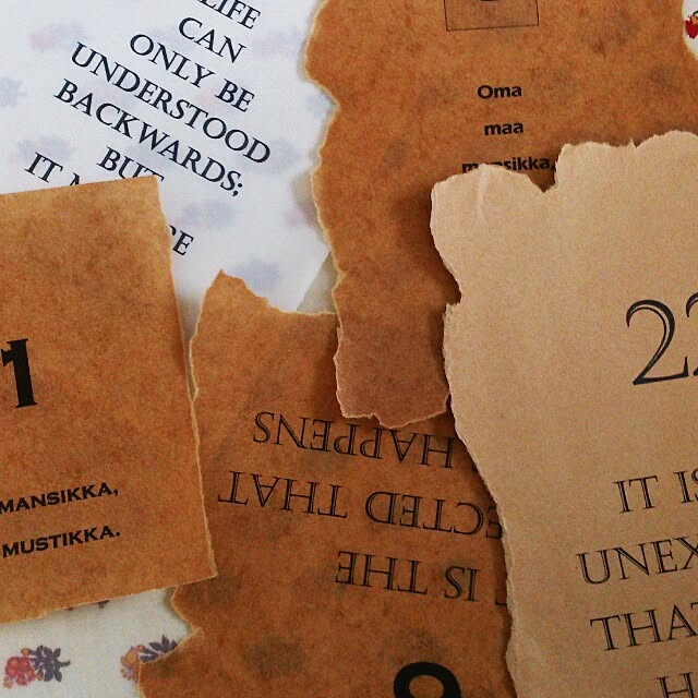 ロウ引き Before After 厚紙は不向きです 右手前は蝋引き前 作り方 などのインテリア実例 14 04 24 19 12 18 Roomclip ルームクリップ