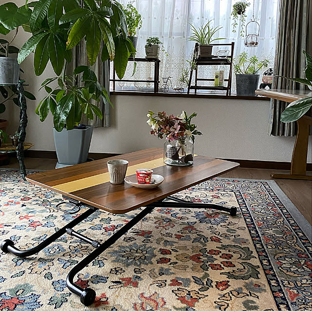 写真付きレビュー スーパーセール特価 テーブル 昇降式 木製 昇降テーブル リフティングテーブル 90 デスク リビングテーブル 北欧 おしゃれ テーブル 机 昇降式テーブル 北欧 スチール ガス圧 高さ調整 完成品 テレワーク 在宅勤務 ランダーリフティングテーブル