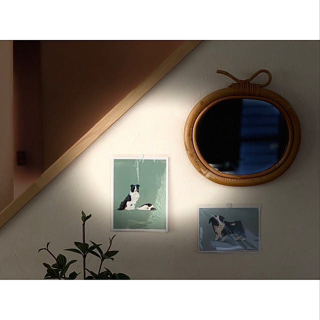 着後レビューで特典 Juglas ユグラアップルミラー Creerラタンミラー ウォールミラー 鏡 壁掛け ラタン インドネシア 籐製 かご バスケット アンティーク ヨーロッパ ナチュラル フレンチ インテリア 北欧 おしゃれ 家具のレビュー クチコミとして参考になる投稿7枚