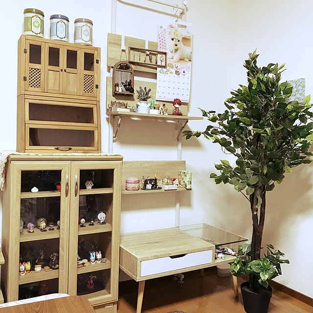 白井産業 ガラスキャビネット 扉 収納 本棚 ナチュラルブラウン 幅56 6 高さ87 9 奥行29 4cm Hnb 9055g ホノボーラのレビュー クチコミとして参考になる投稿10枚