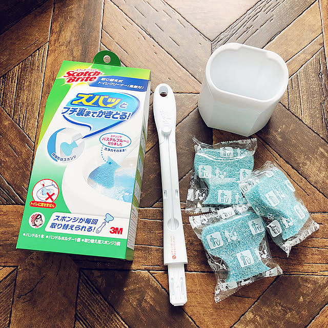 スリーエム 3m スコッチ ブライト 取り替え式トイレクリーナー 洗剤付 のレビュー 口コミとして参考になる投稿3枚 Roomclip ルームクリップ