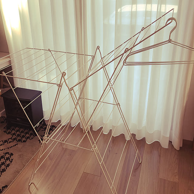 写真付きレビュー Ikea イケア 通販 Frost フロスト 物干しラック 室内 屋外用 ホワイト C 2442 の通販商品 口コミ情報 Roomclipショッピング