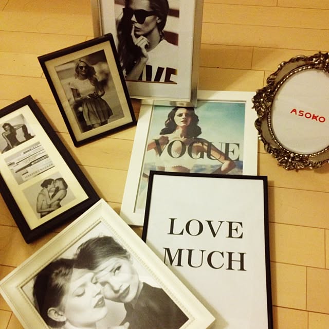 壁 天井 Ikea Ikea フォトフレーム Ikea立川店 Ikeaのフレーム などのインテリア実例 14 04 23 09 45 11 Roomclip ルームクリップ