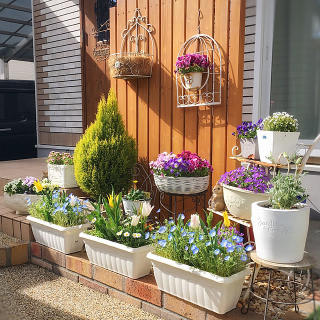 うさぎの置物 ガーデニング ガーデンオーナメント 置物 オブジェ インテリア かわいい 雑貨 樹脂 うさぎ ウサギ ミニフレンドラビット 3体セット のレビュー クチコミとして参考になる投稿75枚 Roomclip Item