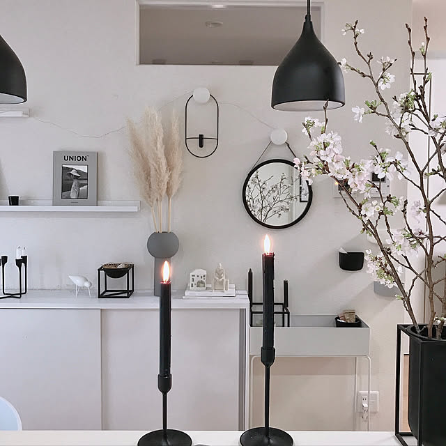 写真付きレビュー】Cooee Design 花瓶 ピラー フラワーベース 32cm ...