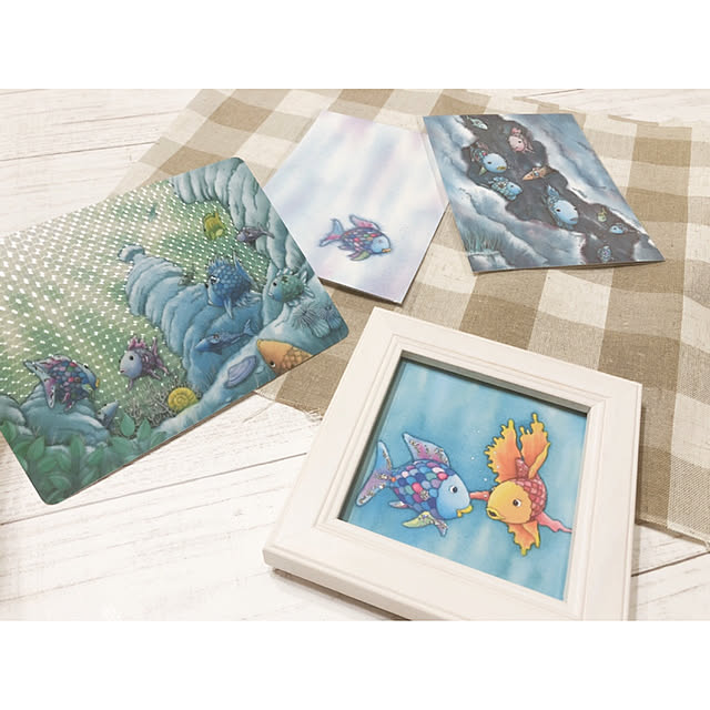 写真付きレビュー にじいろのさかな にじいろのさかなブック 世界の絵本 新 マーカス フィスター の通販商品 口コミ情報 Roomclipショッピング