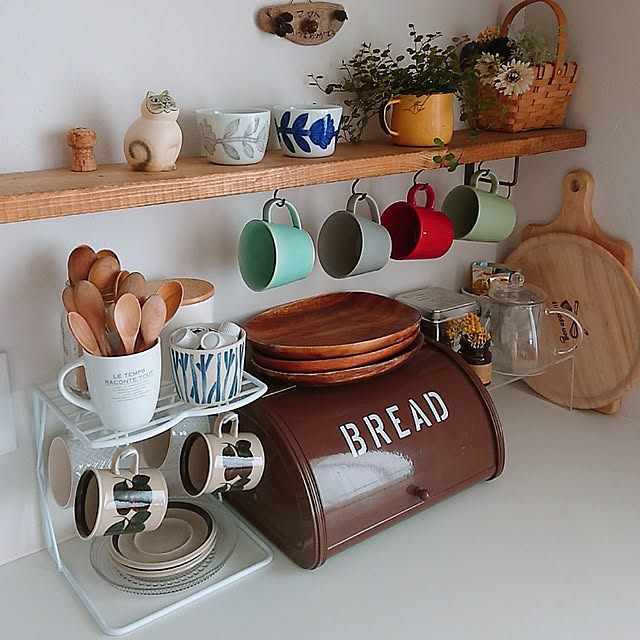 えつこのゆれにくいカップ ソーサーラック 収納 リビング キッチン 食器棚 地震対策 カップ ホワイト 日本製のレビュー クチコミとして参考になる投稿9枚 Roomclip ルームクリップ