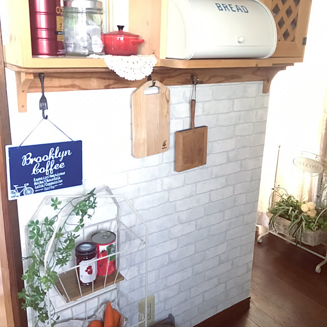 菊池襖紙工場 貼ってはがせる壁紙 2 5m巻 92cm 2 5m 襖 ふすま 壁紙 張替え レンガ Jk0262のレビュー クチコミとして参考になる投稿1枚 Roomclip Item