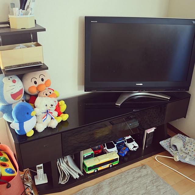 リビング ニトリ アンパンマン ドラえもん テレビ台 ニトリ などのインテリア実例 14 04 02 11 41 56 Roomclip ルームクリップ