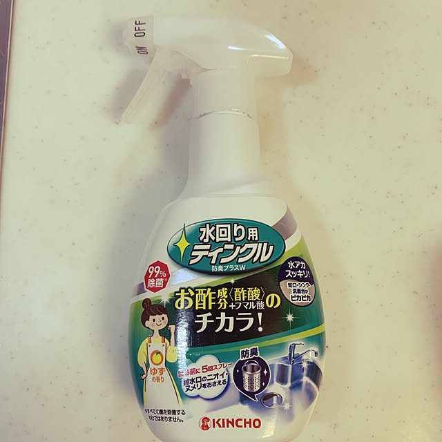 大日本除蟲菊 水回り用ティンクル お酢のチカラ シンク 水垢落とし スプレー 300ml のレビュー 口コミとして参考になる投稿6枚 Roomclip Item