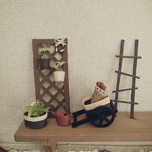 壁 天井 ミニチュア作品 エコクラフト ミニチュア ミニチュアタウン エコクラフト などのインテリア実例 14 03 24 13 13 18 Roomclip ルームクリップ