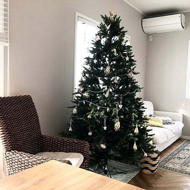 送料無料 クリスマスツリー 約198cm アスペン ヌードツリー 大型のレビュー クチコミとして参考になる投稿5枚 Roomclip Item