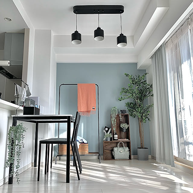 写真付きレビュー Ikea イケア ｉｋｅａ イケア Fejka 人工観葉植物 つり下げ型58 Cm ユーカリ 904 668 10 の通販商品 口コミ情報 Roomclipショッピング