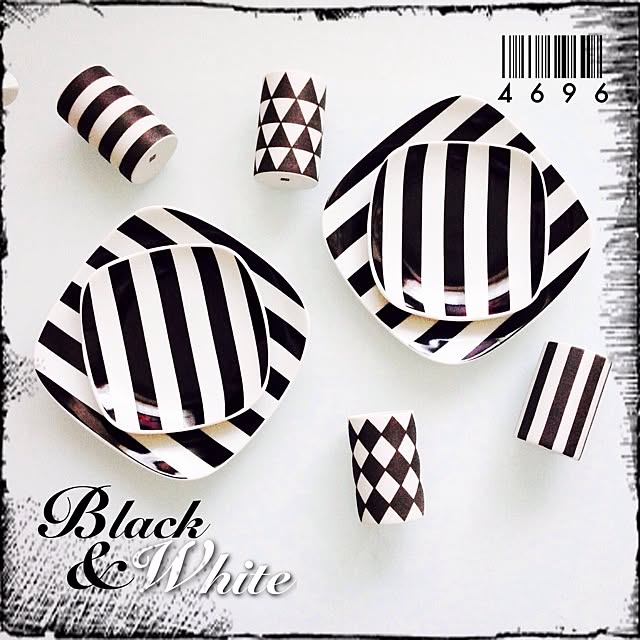 キッチン/シンプル/モノトーン/Black&White/食器...などのインテリア実例 - 2014-02-25 19:09:23