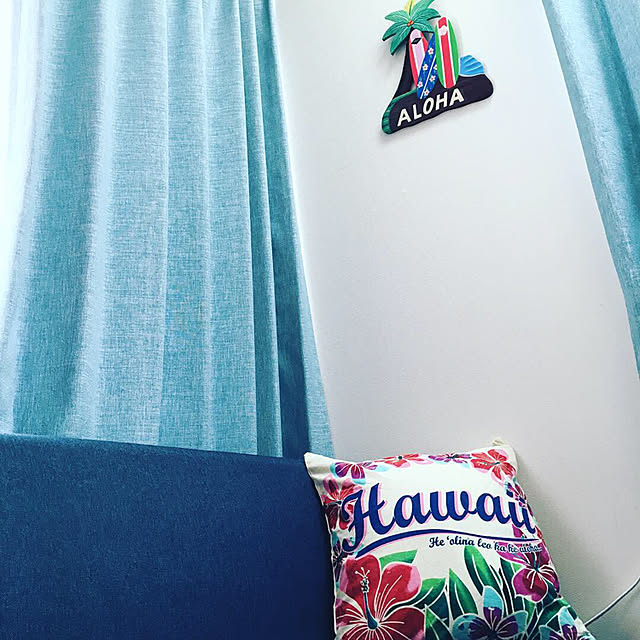 ニトリ 遮光2級カーテン レーナ ターコイズブルー 100x2x2 のレビュー 口コミとして参考になる投稿10枚 Roomclip ルームクリップ