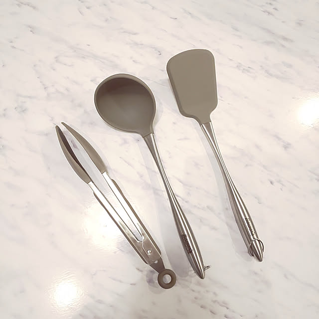 おたま お玉 セット シリコン すくいやすい レードル かわいい おしゃれ オシャレ ダルトン Dulton バウアーズ レードル R615 724b のレビュー クチコミとして参考になる投稿1枚