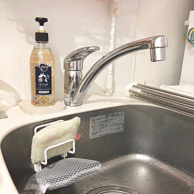 写真付きレビュー Tower スポンジホルダー ダブル スポンジホルダー スポンジラック スポンジ置き タワー Tower キッチン収納 シンクまわり おしゃれ 北欧 山崎実業 Yamazaki シンプル 2段 キッチングッズ ポイント10倍 の通販商品 口コミ情報 Roomclipショッピング