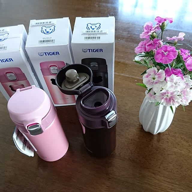 タイガー魔法瓶 ステンレスボトル 水筒 0 36l Mmj A361 Pb ピーチブロッサム 保温 保冷のレビュー クチコミとして参考になる投稿1枚 Roomclip ルームクリップ