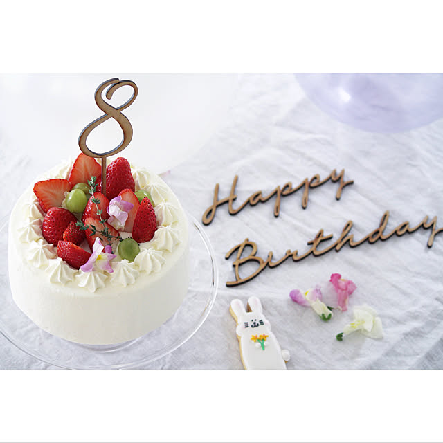 Knop 木製 ケーキトッパー 8 Eight 数字 8ヶ月 8歳 誕生日 バースデー 結婚式 ウェディング ブライダル ウエディングケーキ デコレーション ウェルカムスペース お祝い ガーランド 記念写真 テーブルナンバー おしゃれ ナチュラル フラワーピックのレビュー クチコミ