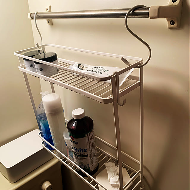 写真付きレビュー ニトリ フラットワイヤーラック ピアット ワイドタイプ 1段 2個セット の通販商品 口コミ情報 Roomclipショッピング