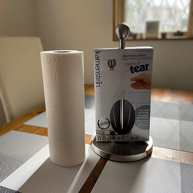 特売 Kamenstein キッチンペーパーホルダー Perfect Tear ペーパータオルホルダー スタンド ステンレス コストコ のレビュー クチコミとして参考になる投稿1枚 Roomclip ルームクリップ