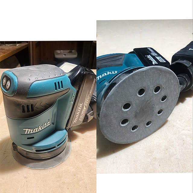 写真付きレビュー】マキタ(Makita) 充電式ランダムオービットサンダ 18V (本体のみ/バッテリー・充電器別売) ペーパー寸法 125mm BO180DZの通販商品口コミ情報 | RoomClipショッピング 写真付きレビュー】マキタ(Makita) 充電式ランダムオービットサンダ 18V (本体のみ/バッテリー・充電器別売) ペーパー寸法 125mm BO180DZの通販商品口コミ情報 | RoomClipショッピング