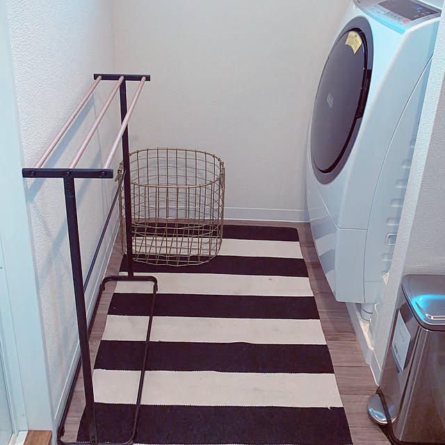 バスタオルかけ 洗面所 バスタオルかけ おしゃれ バスタオルハンガーのレビュー クチコミとして参考になる投稿2枚