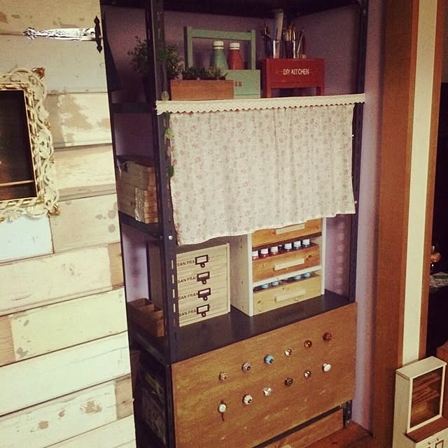 棚/和室/押入れ改造/DIY/100均&hellip;などのインテリア実例 20140828 230020 ｜ RoomClip（ルームクリップ）