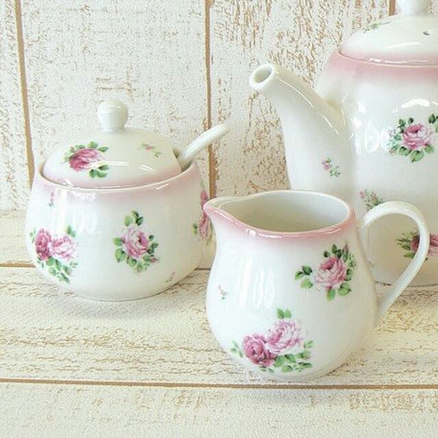 キッチン ロマンティックローズ 薔薇雑貨 薔薇 メルヘンローズのインテリア実例 17 04 14 21 46 17 Roomclip ルームクリップ