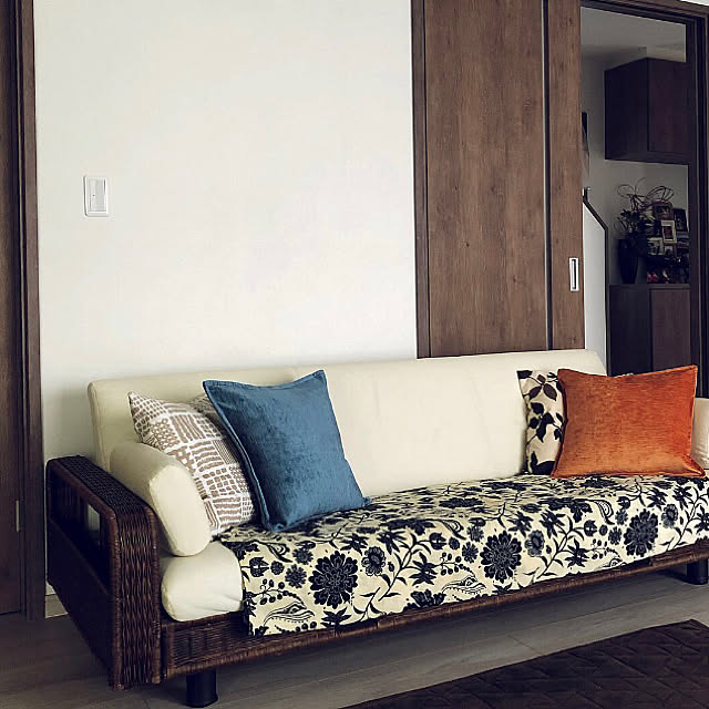 アジアンテイスト ラタンソファ ソファのインテリア実例 22 03 17 06 05 Roomclip ルームクリップ