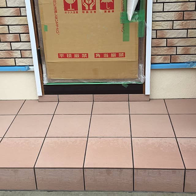 玄関/入り口/三協アルミ玄関ドア/もうすぐ完成♡/マイホーム建設中/かわいいおうち/ナチュラルのインテリア実例 20151123 17