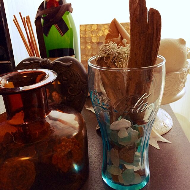 棚/ガラス/シーグラス/植物/流木などのインテリア実例 - 2014-09-06 21:06:19 ｜ RoomClip（ルームクリップ）
