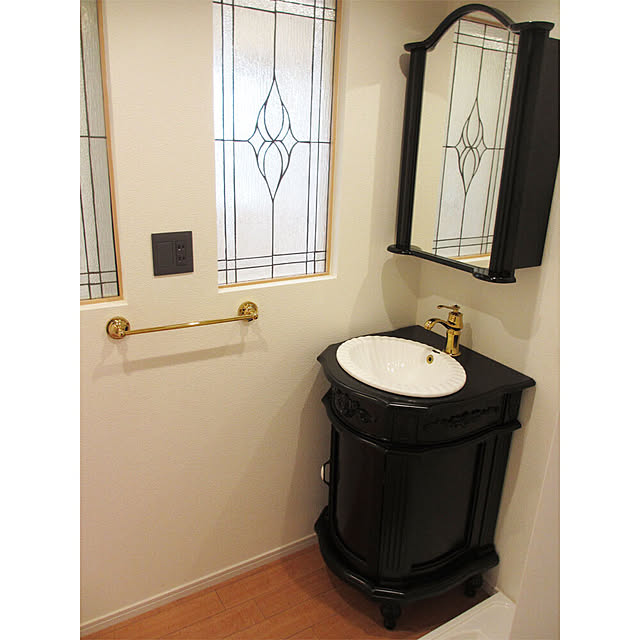 ミラーキャビネット 右吊元 洗面所 水まわり 鏡 収納 インテリア おしゃれ Pvc 黒 ブラック Ink h W5 D225 H725のレビュー クチコミとして参考になる投稿1枚 Roomclipショッピング